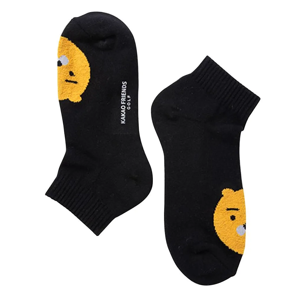 Kakao Friends Golf Smile Row Cut Golf Socks 2021 Women