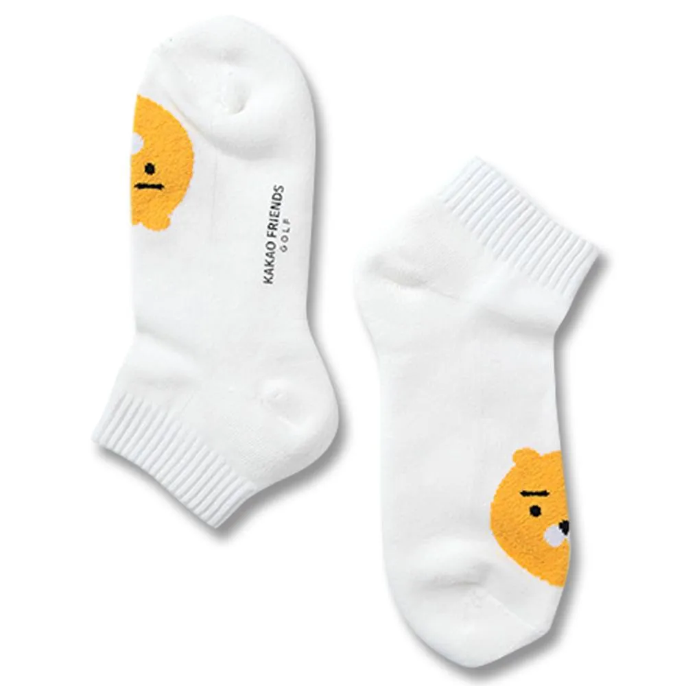 Kakao Friends Golf Smile Row Cut Golf Socks 2021 Women