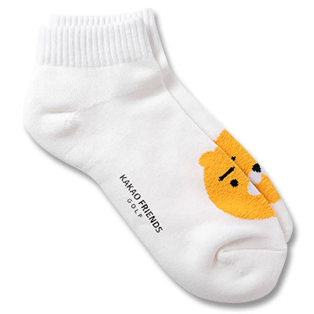 Kakao Friends Golf Smile Row Cut Golf Socks 2021 Women