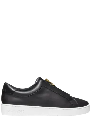 Keaton Zip Slip On - Black