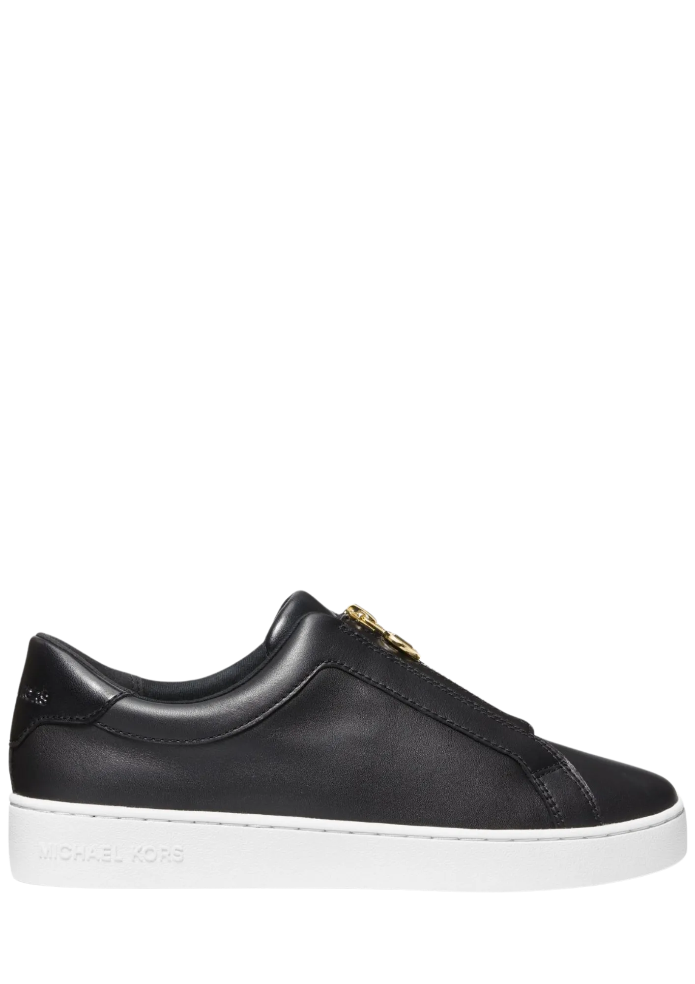 Keaton Zip Slip On - Black