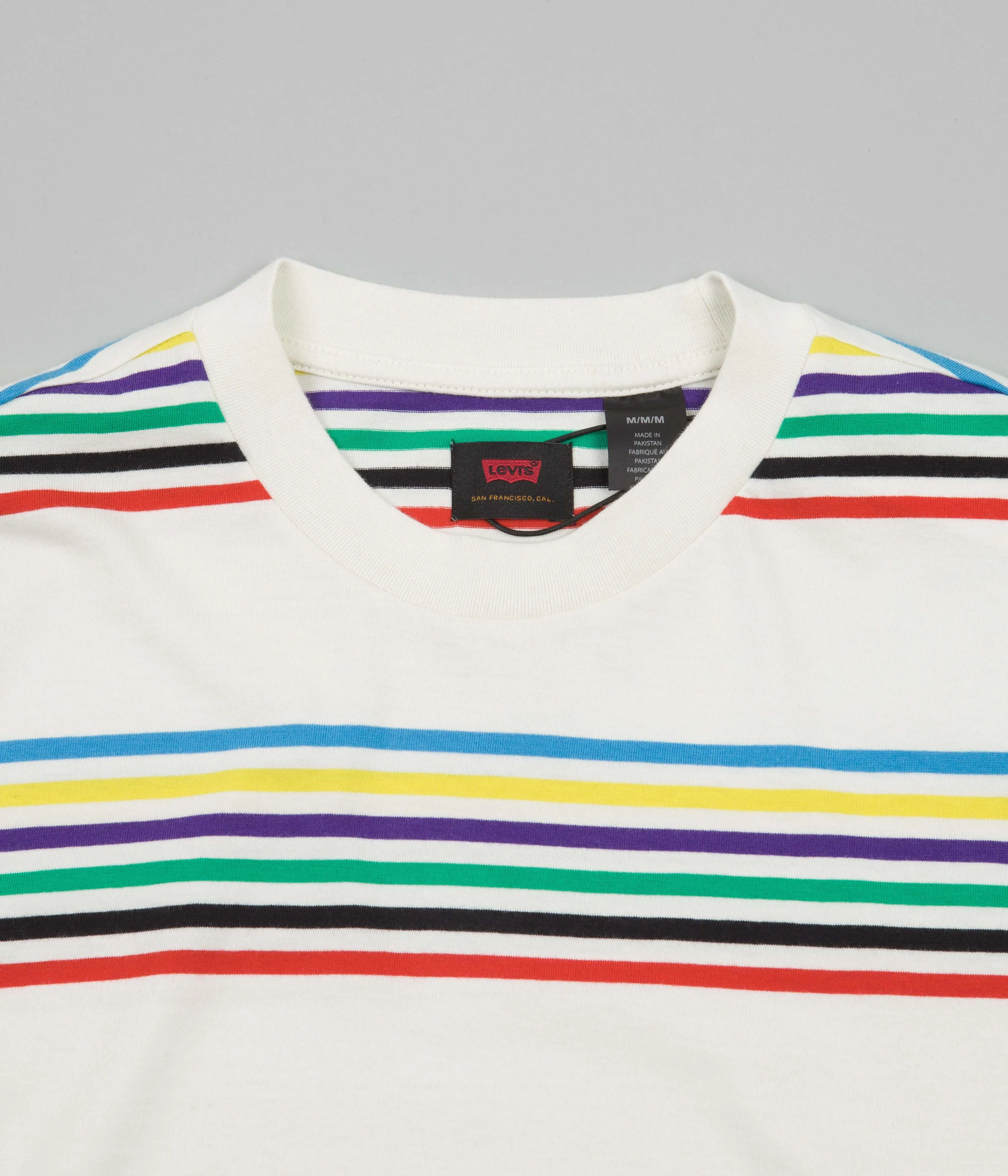 Levi's® Skate Graphic Box Long Sleeve T-Shirt - Blue / Yellow / Multi