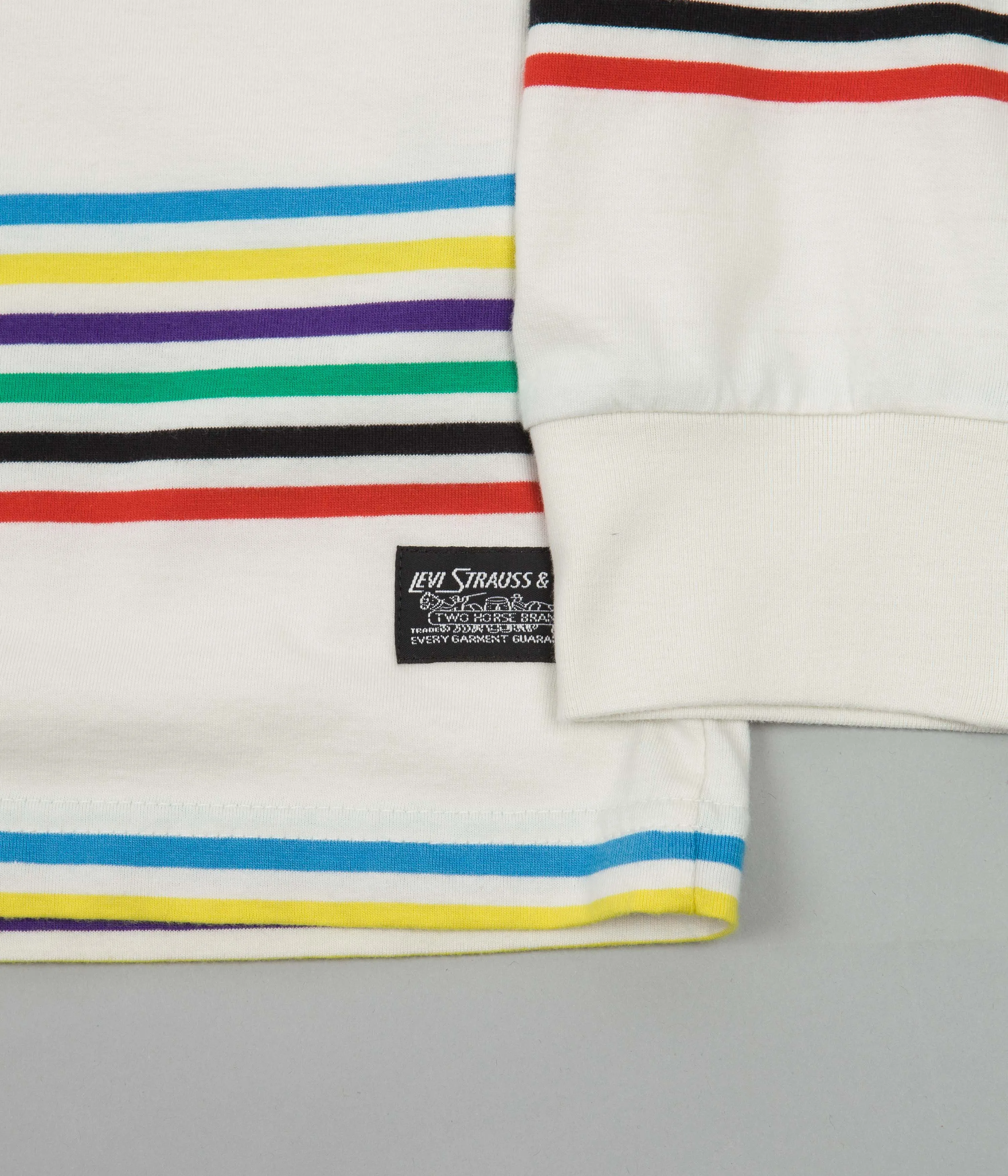 Levi's® Skate Graphic Box Long Sleeve T-Shirt - Blue / Yellow / Multi