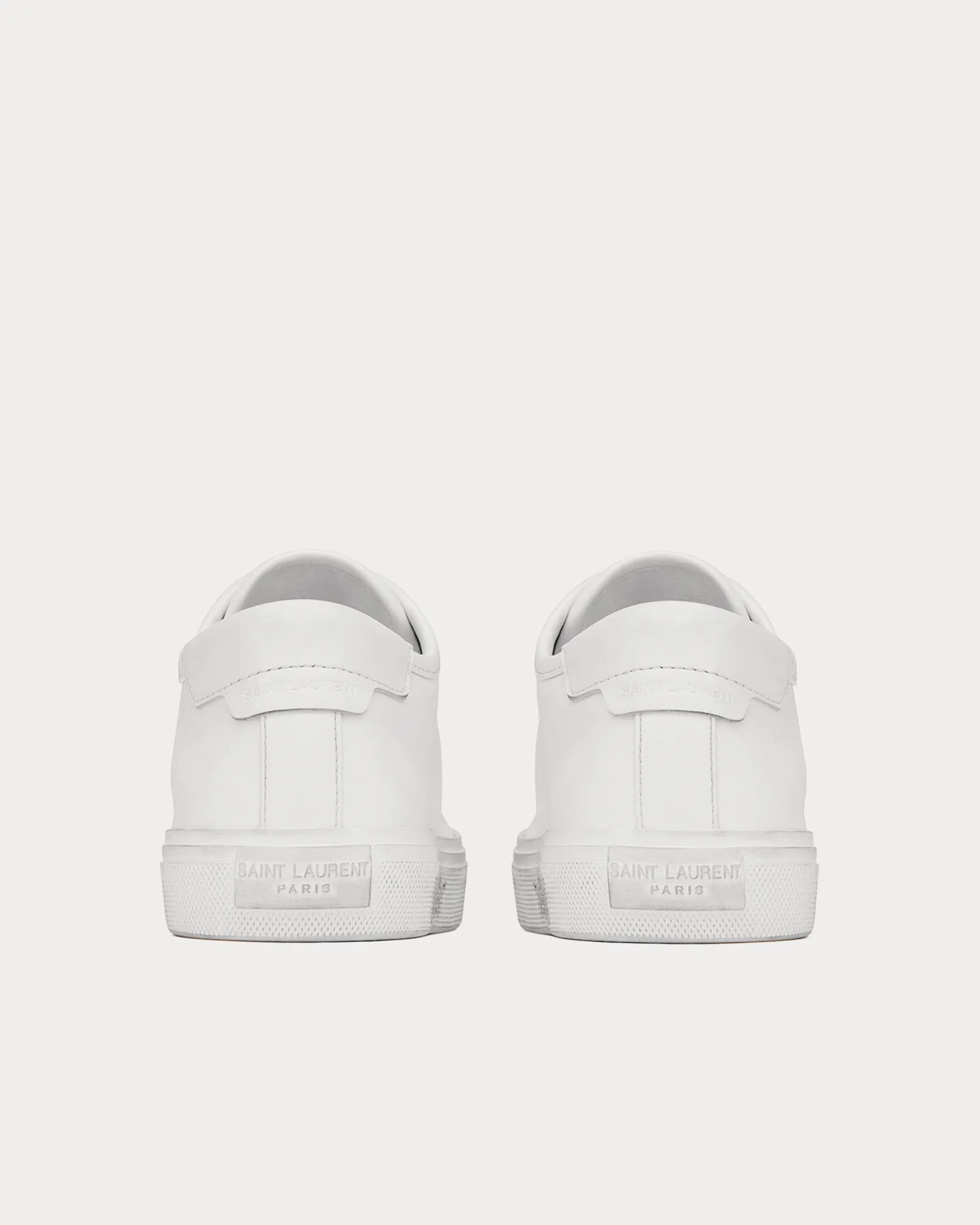 Malibu Smooth Leather Optic White Low Top Sneakers
