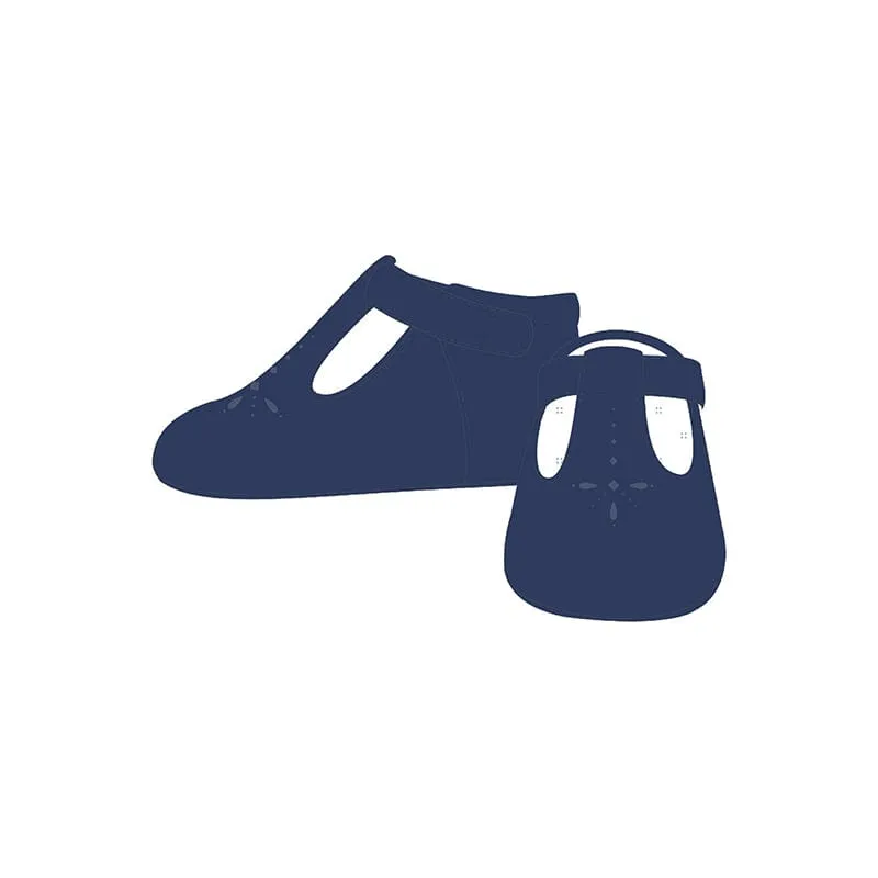 MAYORAL - T Bar Pram Shoe - Navy