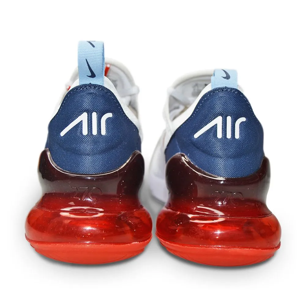 Mens Nike Air Max 270 DJ5172-100 White Chile Red Midnight Navy
