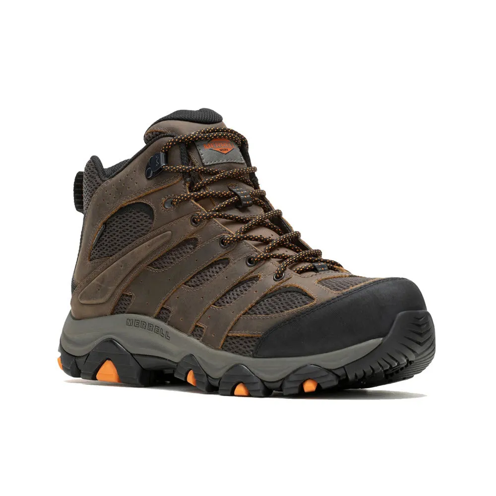 MERRELL CARBON TOE MOAB VERTEX 2 MID WATERPROOF BOOT EARTH - MENS