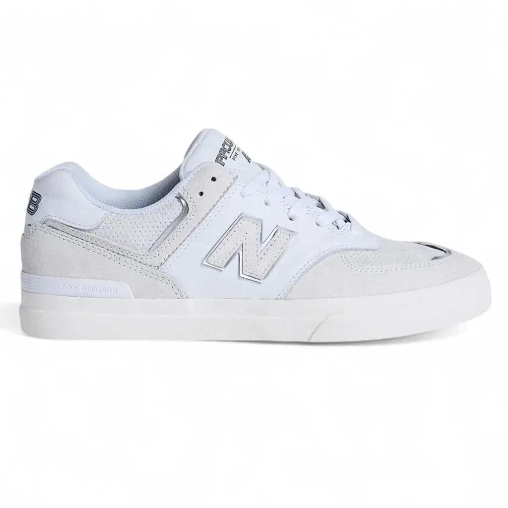 New Balance Numeric X Arrow & Beast 574 Skate Shoes - White / White