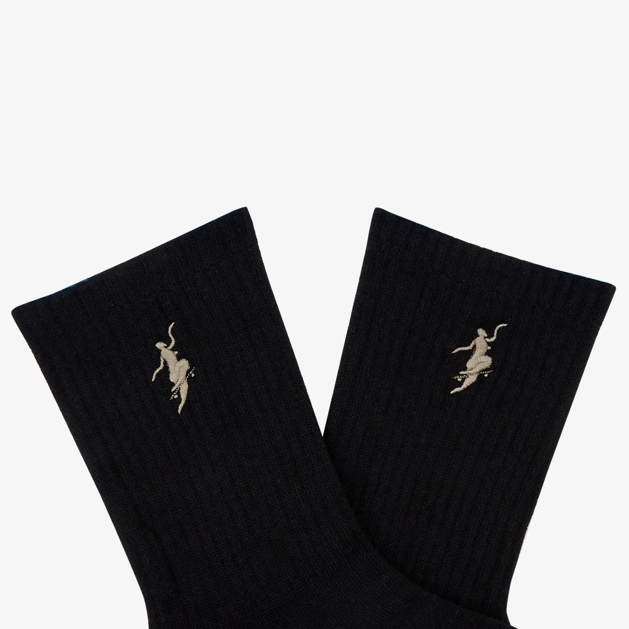 No Comply Socks Black | Brown