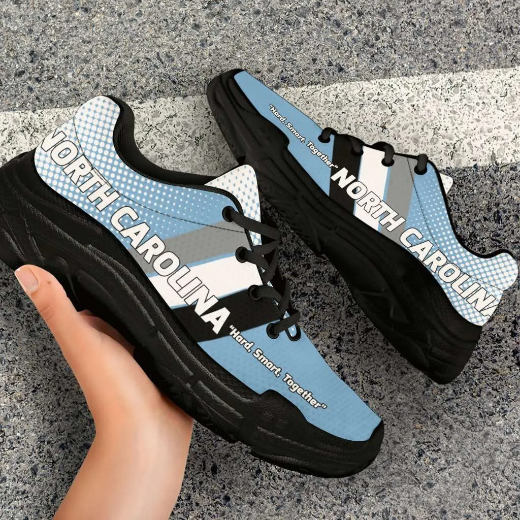 North Carolina #Hard Smart Together Chunky Sneakers