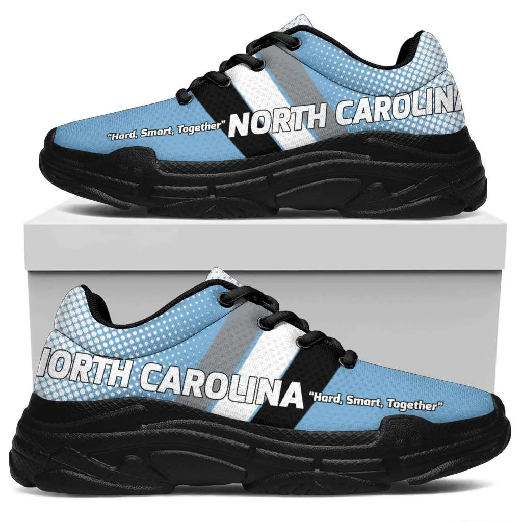 North Carolina #Hard Smart Together Chunky Sneakers