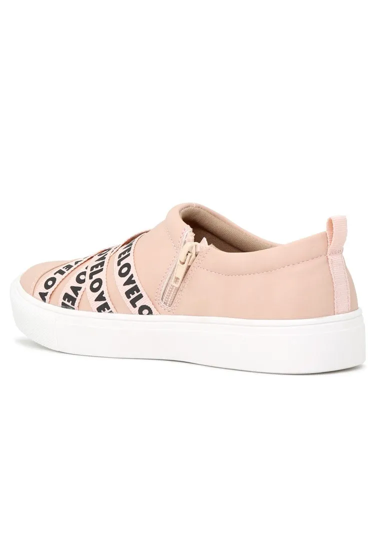 Nude Wrap Slip-On Sneakers