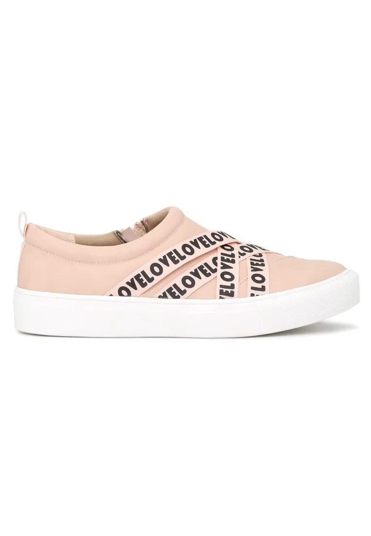 Nude Wrap Slip-On Sneakers