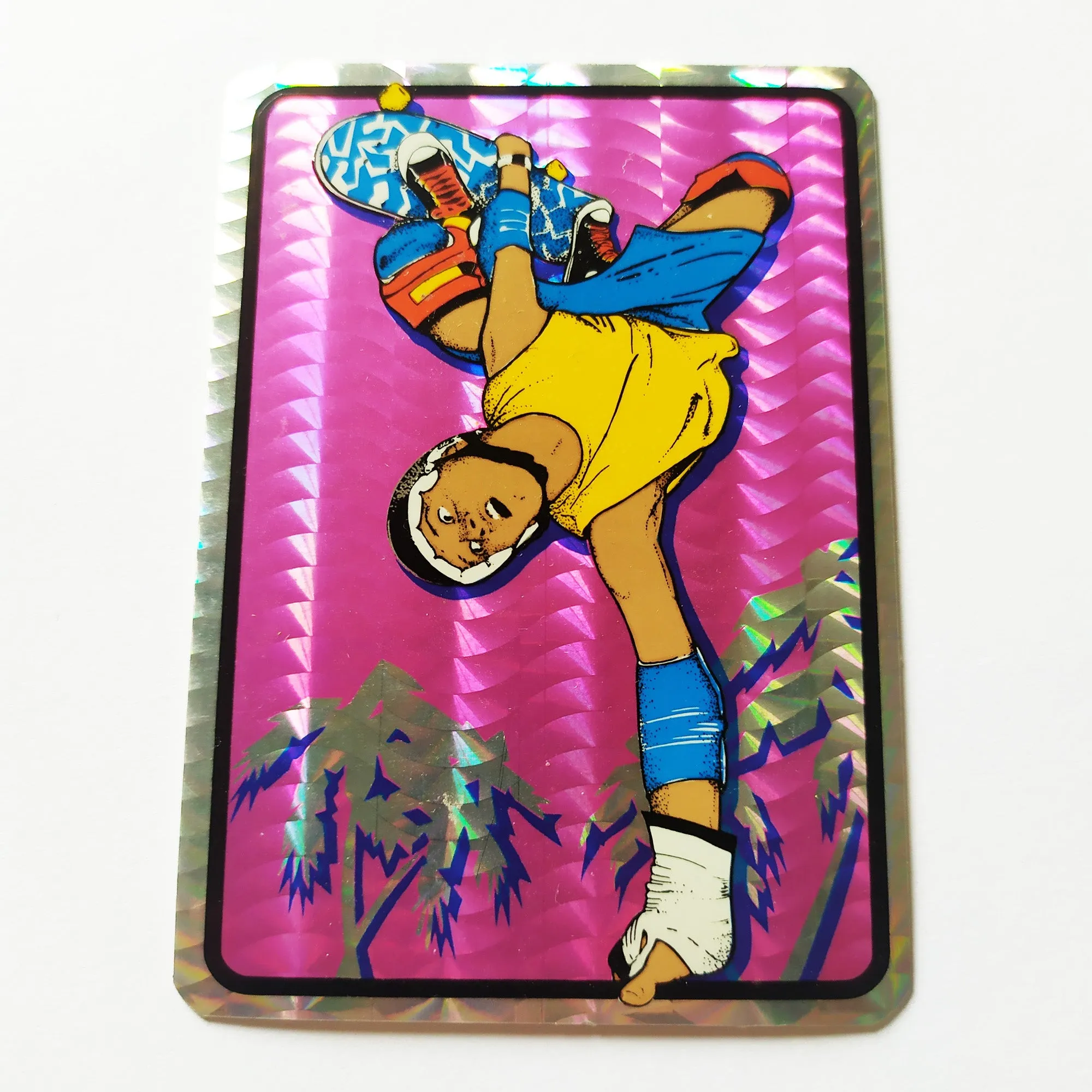 Old School 80s Holographic Skateboard Sticker