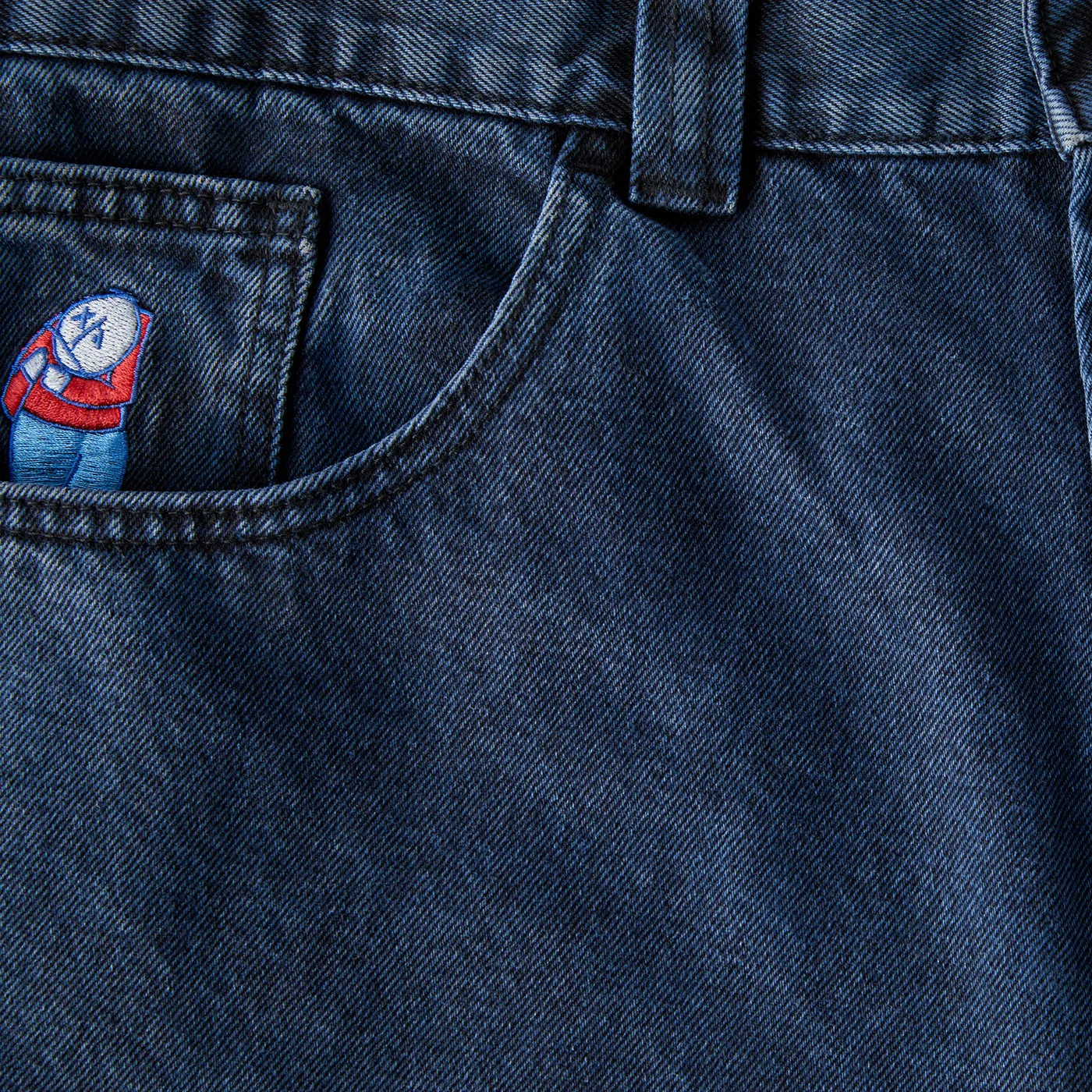 Polar Skate Co Big Boy Jeans - Blue Black