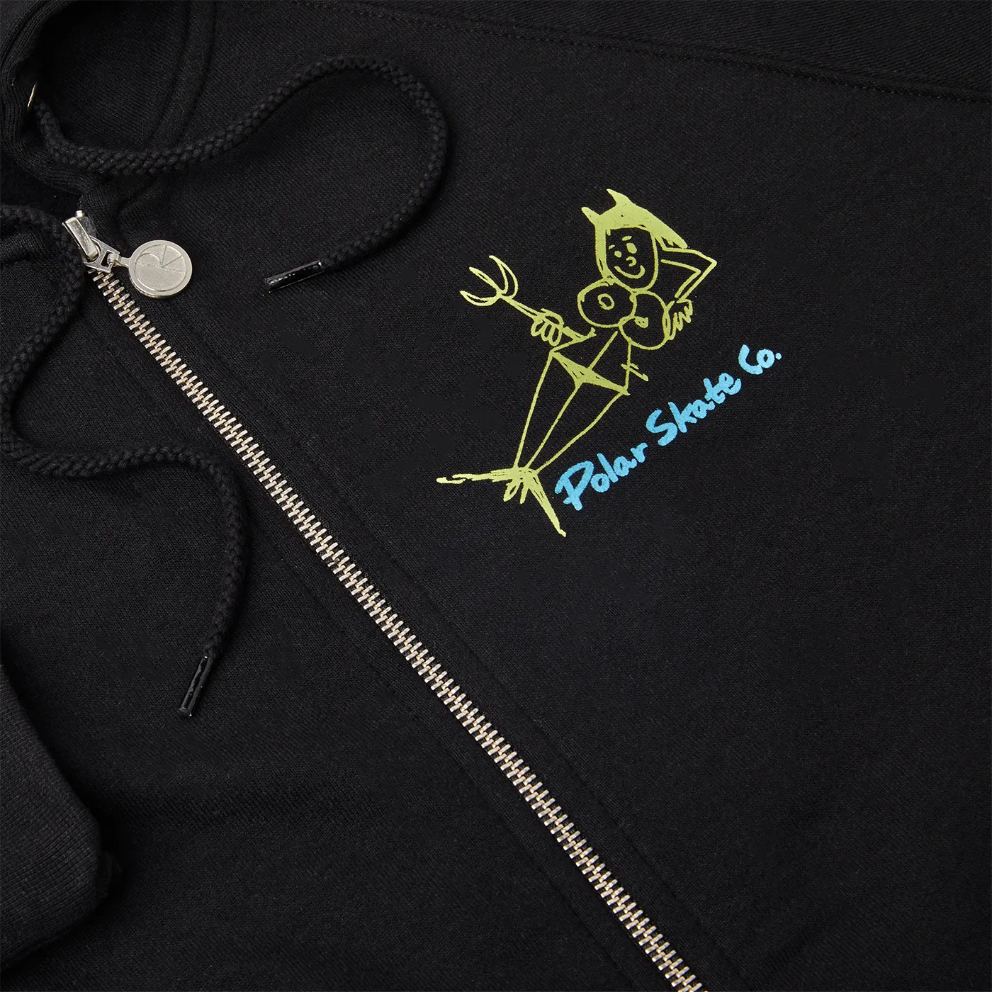 Polar Skate Co Devil Woman Zip Hoodie - Black