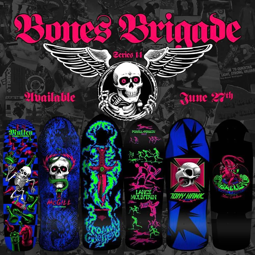 Powell Peralta Bones Brigade Guerrero Series 14 Blacklight Deck