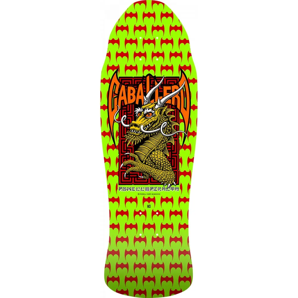 Powell Peralta Caballero Street Deck - Lime 9.625"