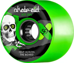 Powell Peralta - Skate Aid Collab 59MM 78A ATF Skateboard Wheels