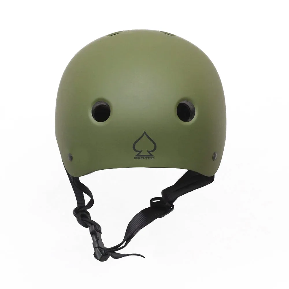 Pro Tec Classic Matte Olive Skate Helmet
