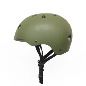 Pro Tec Classic Matte Olive Skate Helmet