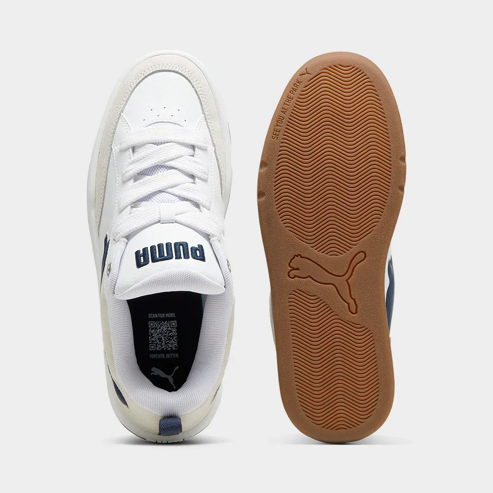 Puma Mens Park Lifestyle Sd Sneaker White/navy _ 182210 _ White