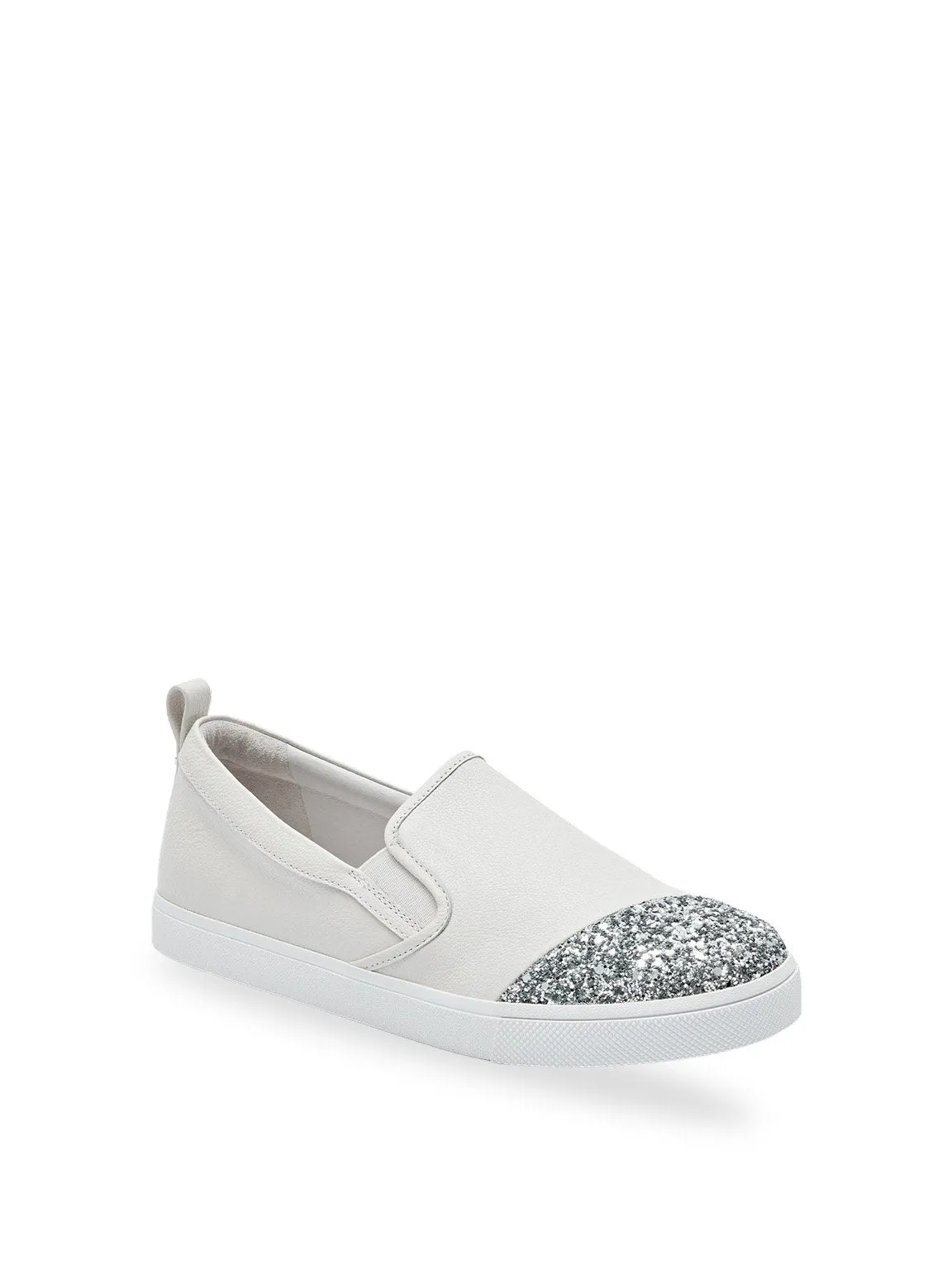 Silver glittering Slip On Sneakers