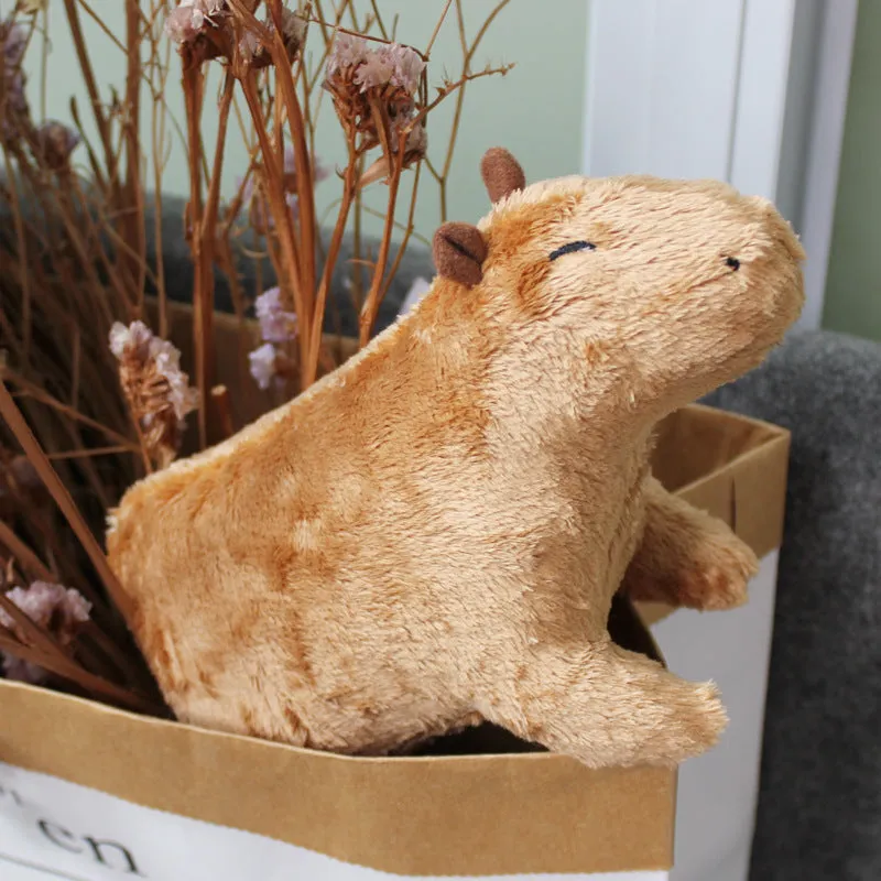 Simulation Capybara Plush Toy Capybara Cute Small Animal Doll Children Gift Decoration | Brodtica.com