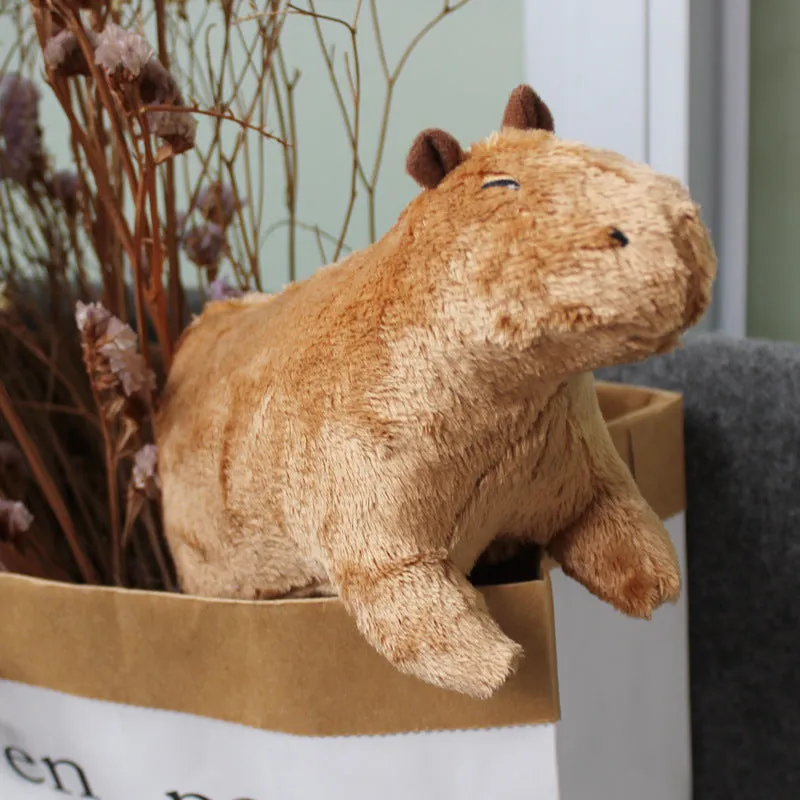 Simulation Capybara Plush Toy Capybara Cute Small Animal Doll Children Gift Decoration | Brodtica.com
