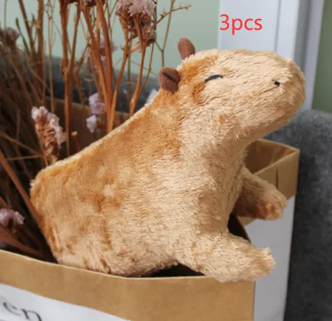 Simulation Capybara Plush Toy Capybara Cute Small Animal Doll Children Gift Decoration | Brodtica.com