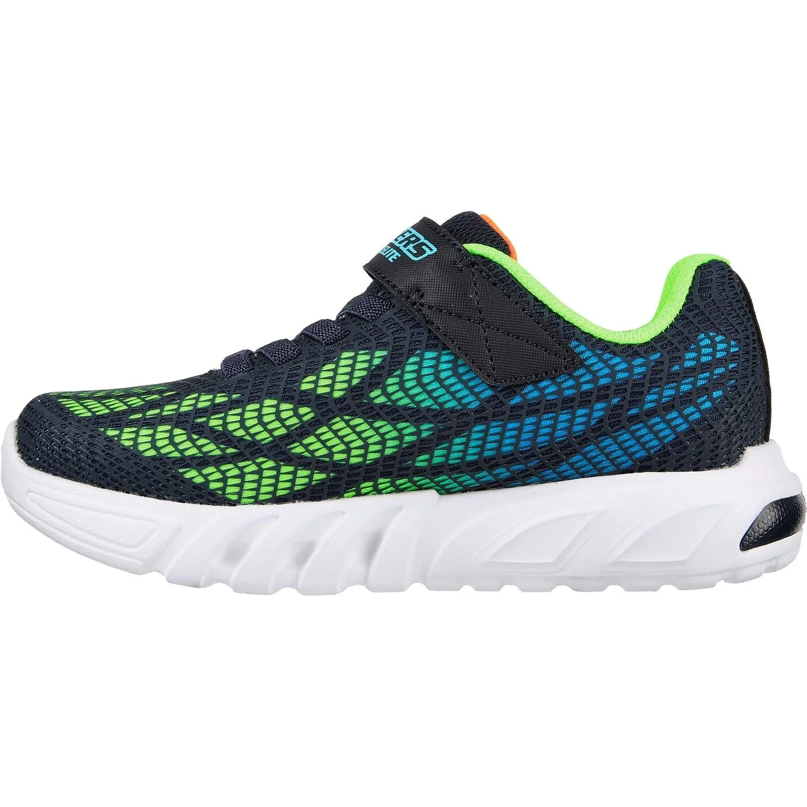 Skechers (GAR400137L) Childrens Sports Flex-Glow Elite Vorlo Shoes in UK 1.5 to 13.5