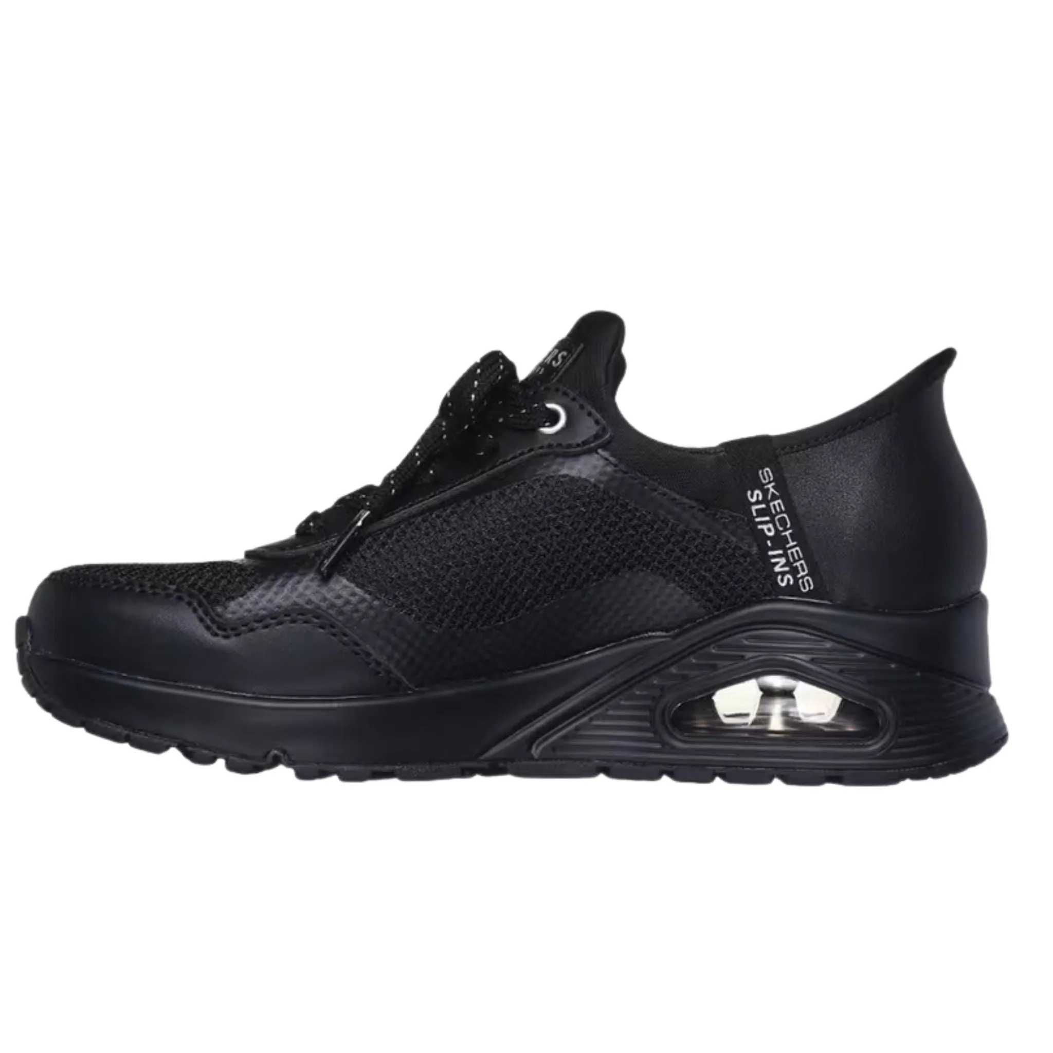 Skechers Women's 177111 UNO Slip in air Black Casual Shoes