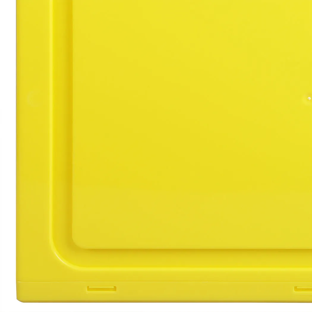Stacked Sneaker Display Case 6x Clear Yellow