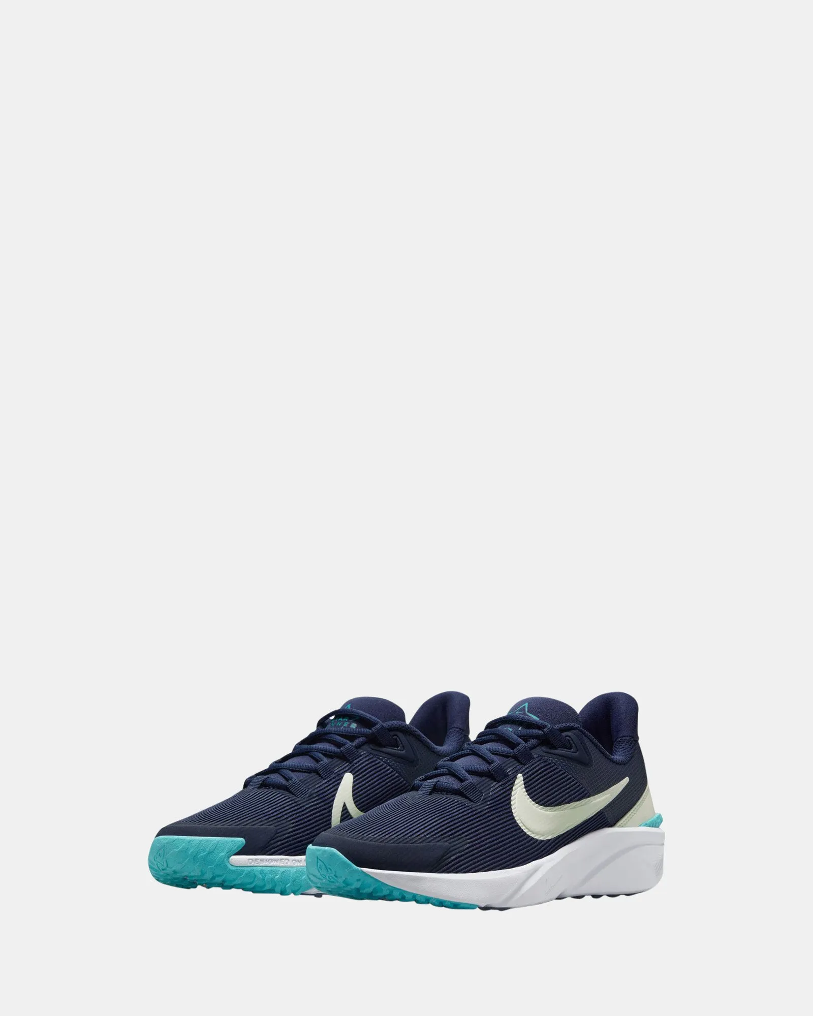 Star Runner 4 Nn Grade School Midnight Navy/Volt Tint/Cactus