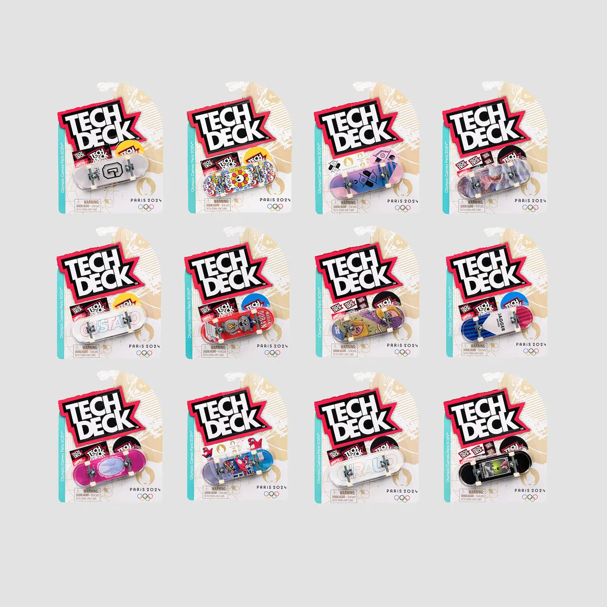 Tech Deck Olympic Paris 2024 96mm (M50) Fingerboard - Random