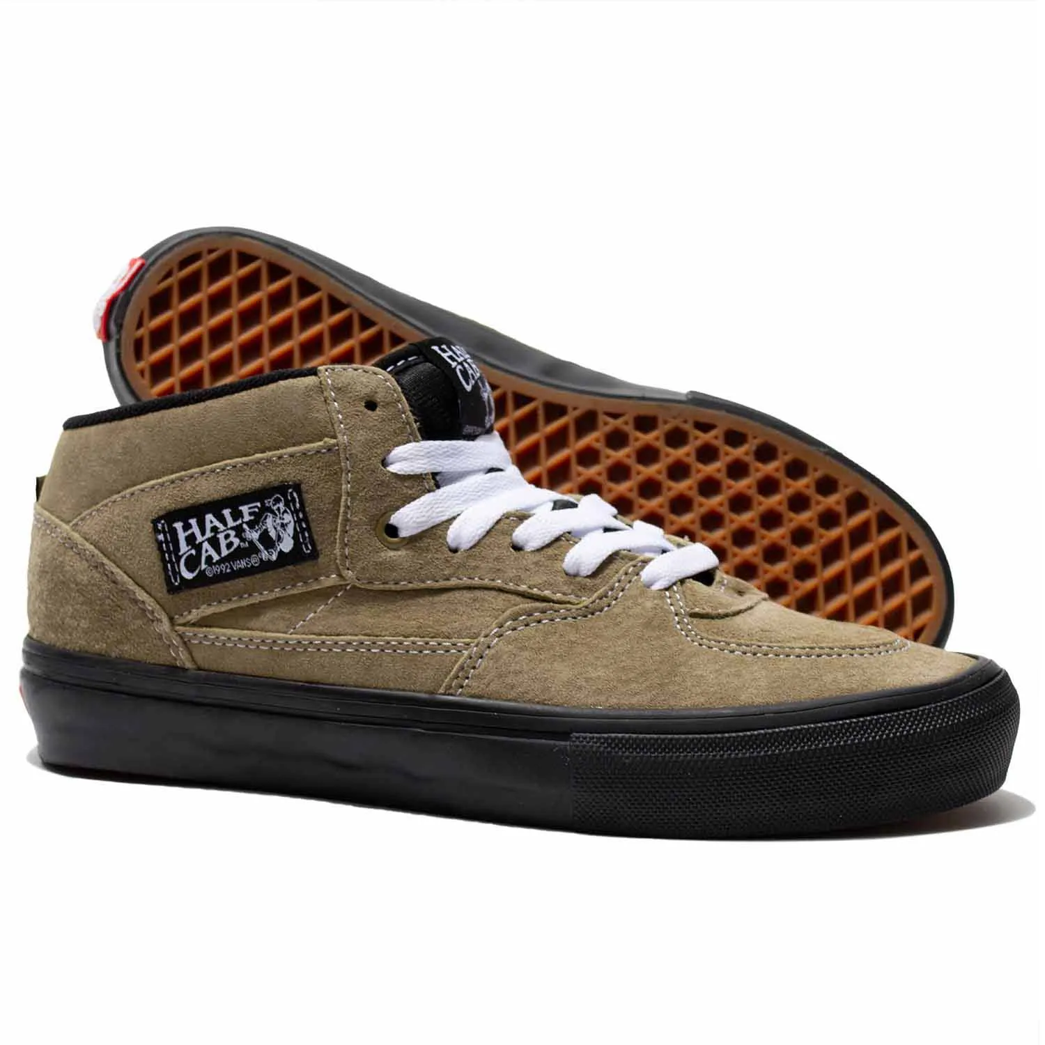Vans - Skate Half Cab Pig Suede - Olive/Black