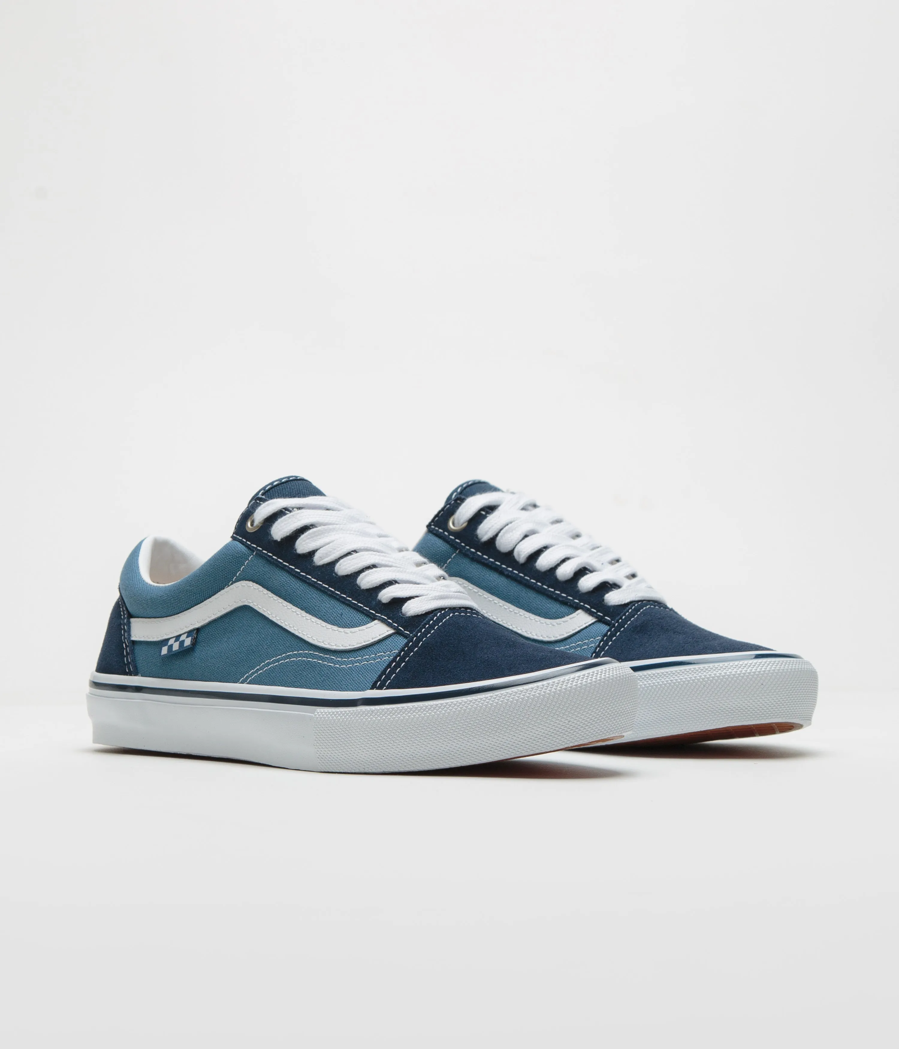 Vans Skate Old Skool Shoes - Navy / White