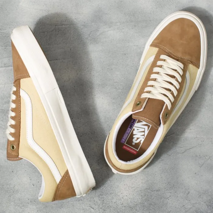 Vans Skate Old Skool Skateboard Shoe - (Nubuck/Canvas)Brown