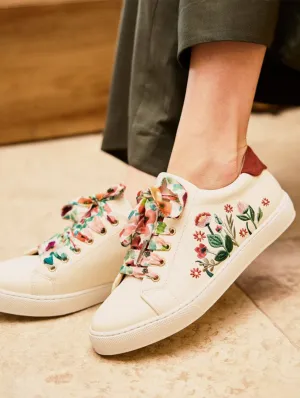 Virevolte Recycled Grain Leather Vegan Sneakers | Field Flowers