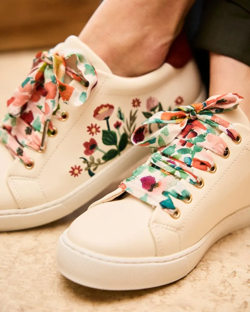 Virevolte Recycled Grain Leather Vegan Sneakers | Field Flowers