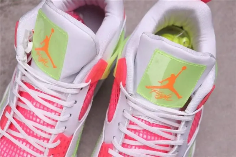 WMNS Air Jordan 4 AJ4 Retro - Lemon Venom