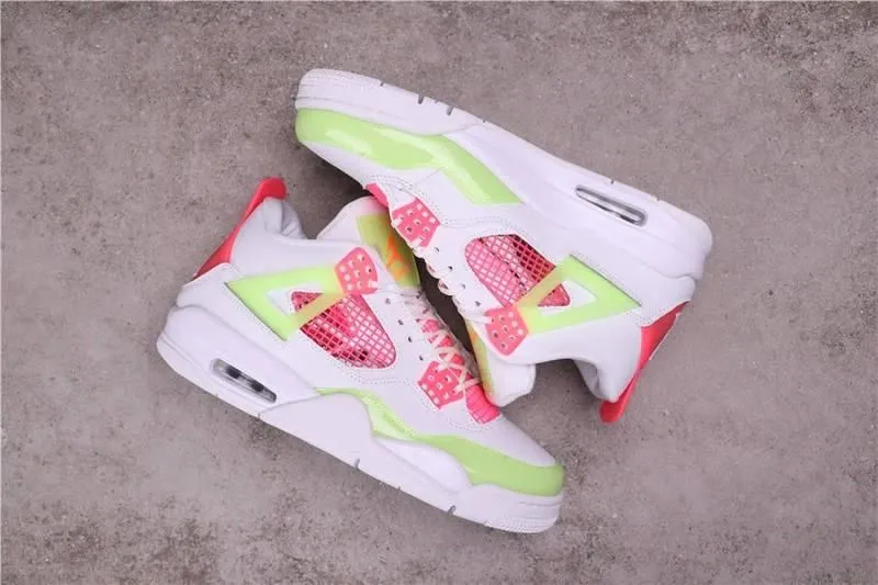 WMNS Air Jordan 4 AJ4 Retro - Lemon Venom