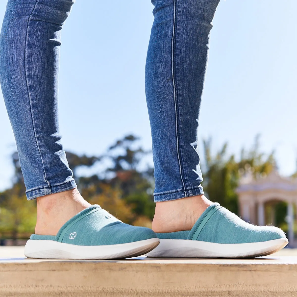 Women's Mules Mist Green