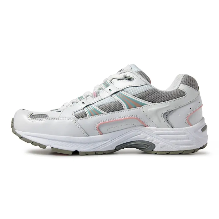 Womens Vionic Classic Walker Sneaker White/Pink